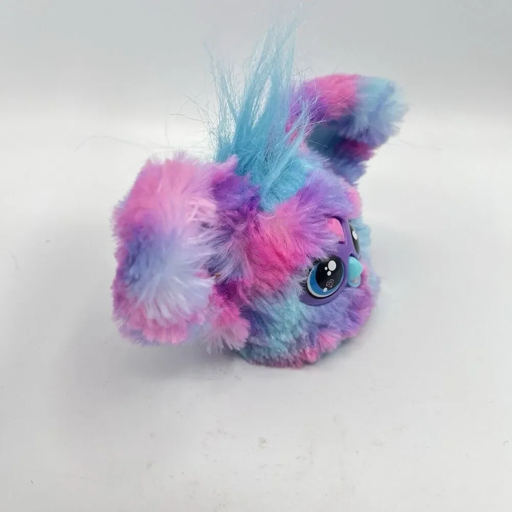 Hasbro Furby Plush Key Chain 2023 Furblet Interactive Toy Talking Tie Dye Tested